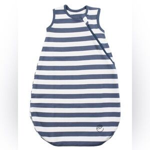 Woolino Ecolino Cotton Sleep Sack in Deep Blue Stripe, size 18-36 mo
